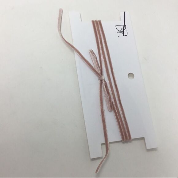 BP. Triple Layer Velvet Bow Choker (E2) - Picture 2 of 4